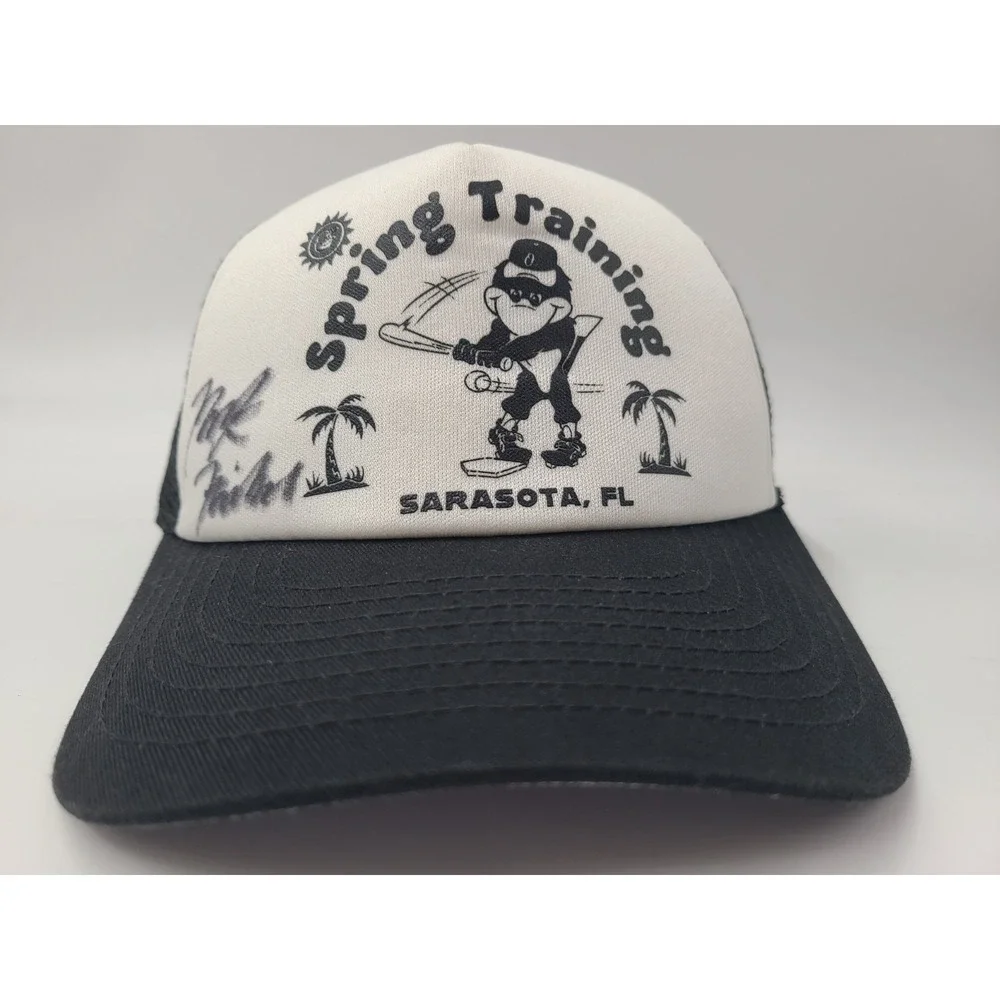 Youth Baltimore Orioles Spring Training Autographed Signed Mesh Snapback Hat Cap